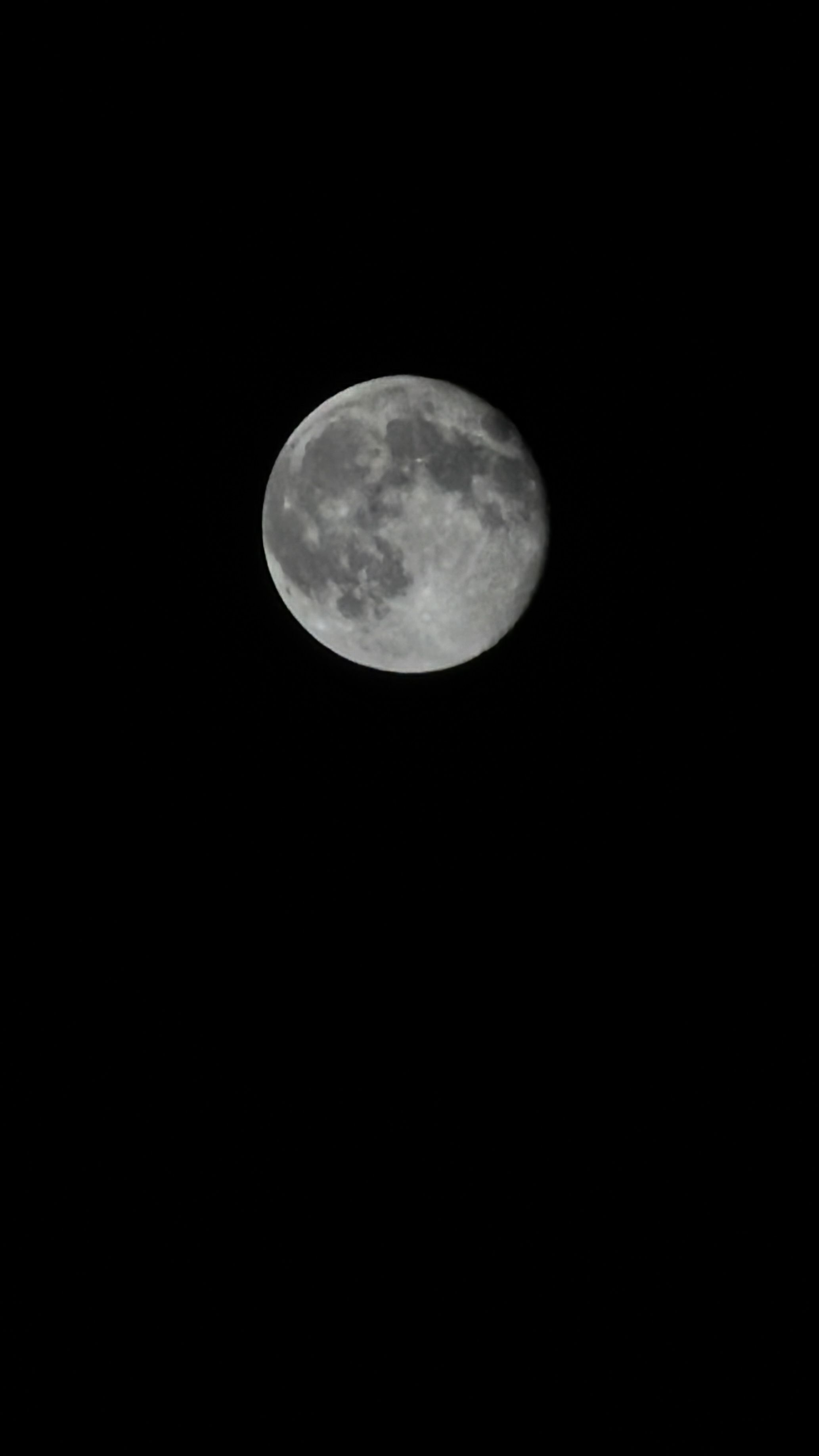 Maak een foto van de maan