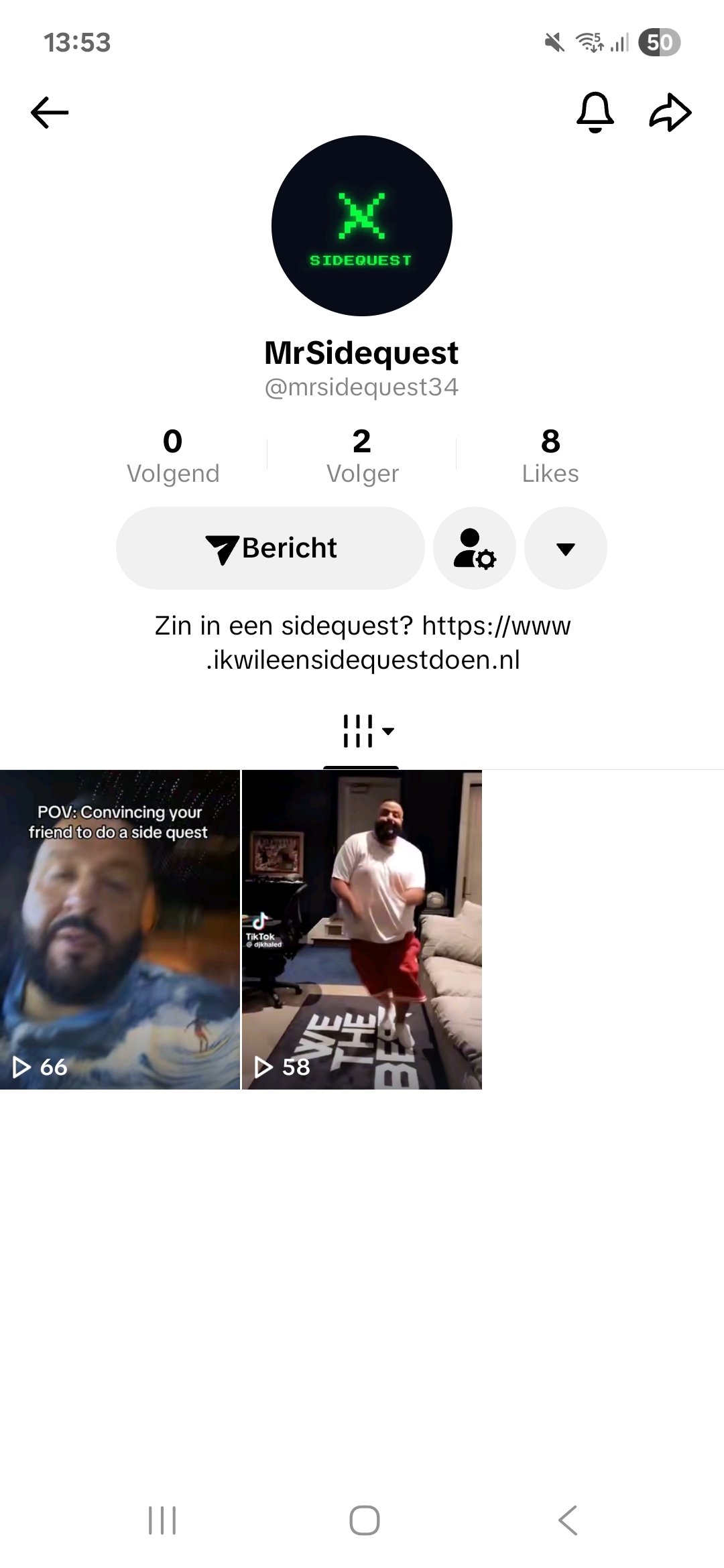 Volg ons op TikTok www.tiktok.com/@ikwileensidequestdoen