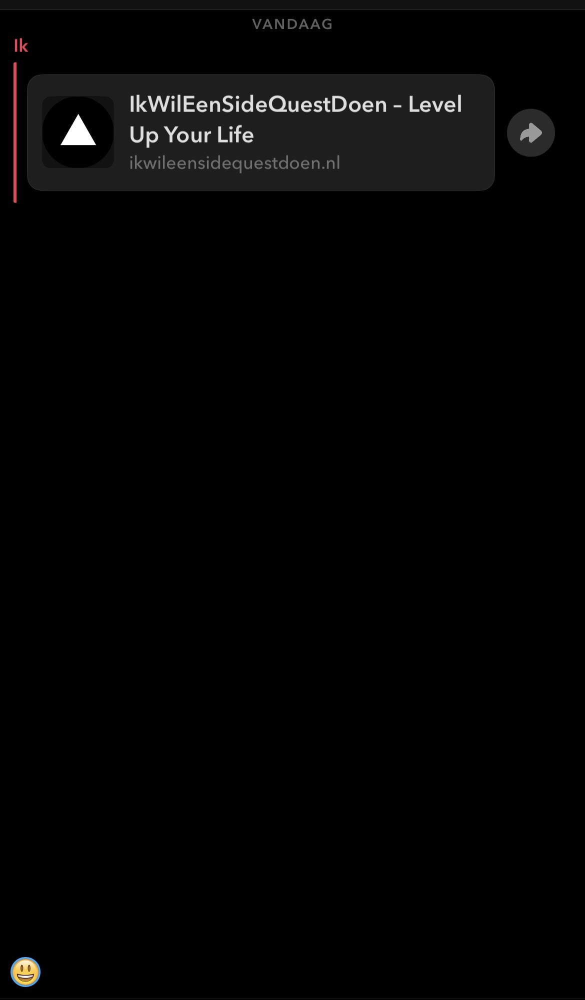 Dm een persoon die je niet kent en stuur diegene de link van deze website